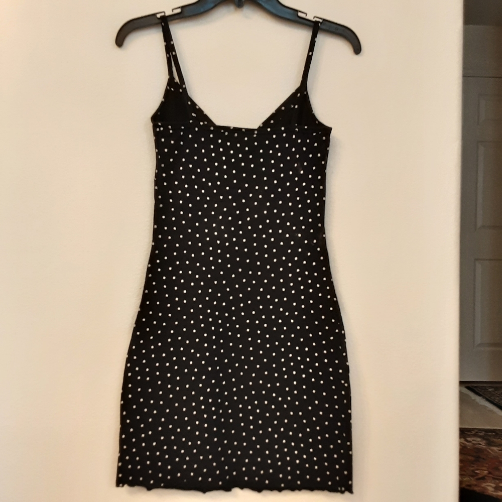 Abound Black & White Polka Dot Dress - Picture 6 of 6